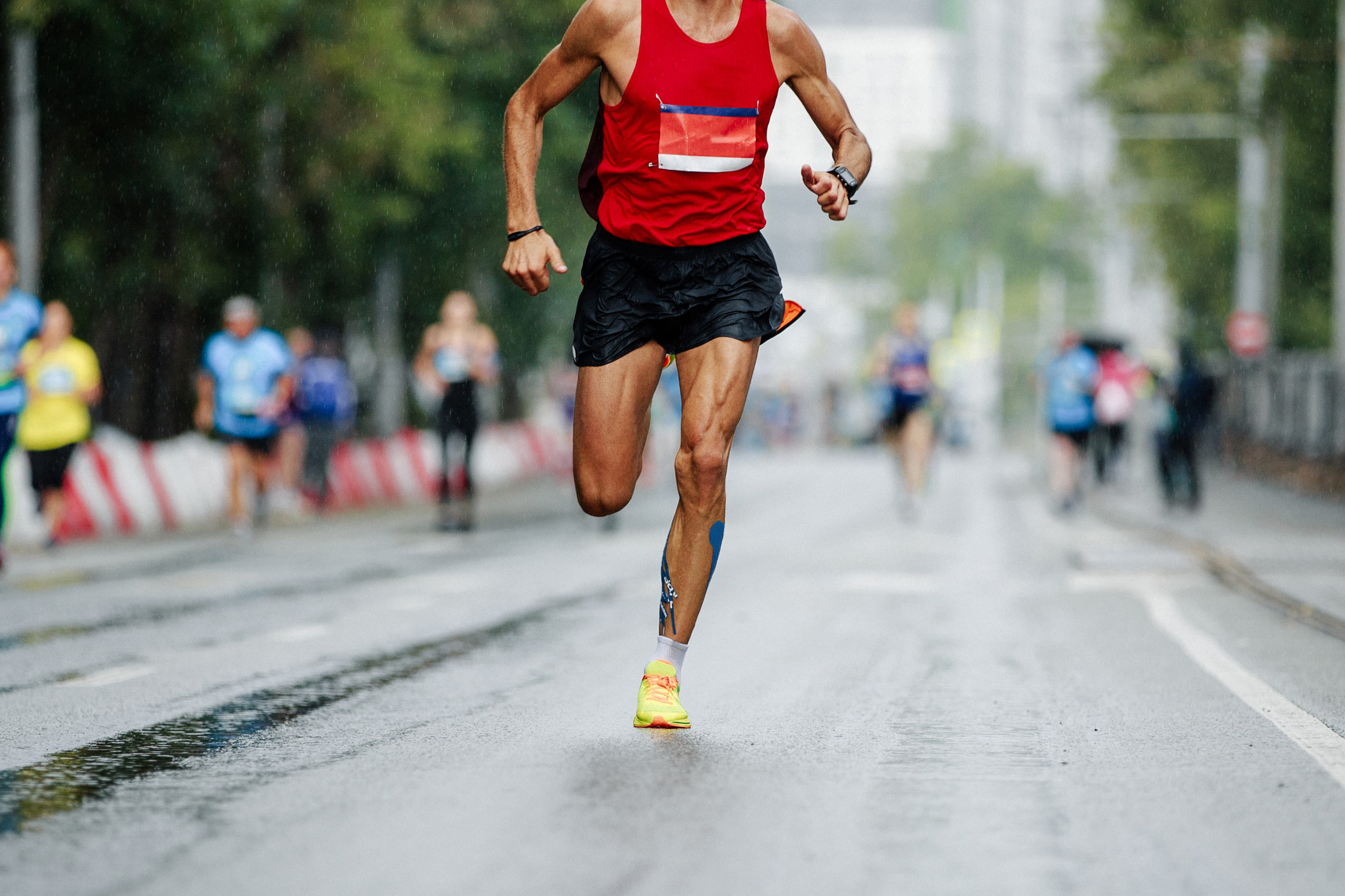 Image of a person running a marathon